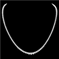 18k White Gold 7.80ct Diamond Necklace