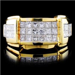 18K Yellow Gold 1.86ctw Diamond Ring