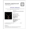 Image 3 : 14K Rose Gold 0.62ctw Fancy Color Diamond Pendant