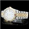 Image 3 : Rolex YG/SS DateJust 1.50ct Diamond Gent's Watch