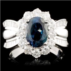 14K Gold 3.22ct Alexandrite & 1.63ctw Diamond Ring