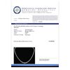 Image 3 : ^18k White Gold 6.50ct Diamond Necklace