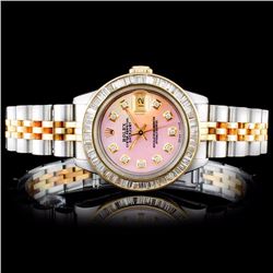 Rolex YG/SS DateJust 2.00ct Diamond Ladies Wristwa