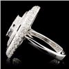 Image 3 : 18K Gold 3.78ctw Diamond Ring