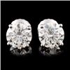 Image 1 : 14K Gold 1.42ctw Diamond Earrings