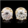 Image 1 : 14K Gold 1.68ctw Diamond Earrings