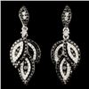 Image 1 : 14K Gold 1.47ctw Fancy Color Diamond Earrings