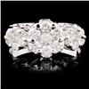 Image 1 : 18K Gold 0.77ctw Diamond Ring