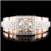 Image 1 : 14K Gold 1.16ctw Diamond Ring