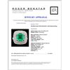 Image 4 : 14K White Gold 2.50ct Emerald & 1.26ct Diamond Rin