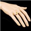 Image 3 : 14K Gold 2.00ct Citrine & 0.52 Diamond Ring