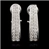 Image 1 : 14K White Gold 2.44ctw Diamond Earrings