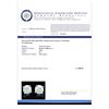 Image 3 : 14k White Gold 1.70ct Diamond Earrings