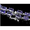 Image 2 : 14K White Gold 23.45ct Tanzanite & 1.30ct Diamond