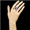Image 4 : 18K Gold 9.73ct Tanzanite & 3.14ctw Diamond Ring