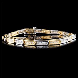 14K Gold 1.32ctw Diamond Bracelet