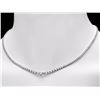 Image 3 : ^18k White Gold 9.00ct Diamond Necklace