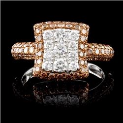 14K Gold 1.55ctw Fancy Diamond Ring