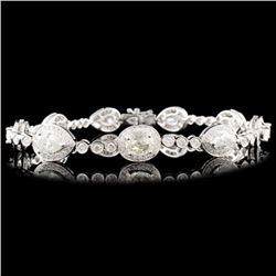 18K Gold 6.44ctw Diamond Bracelet