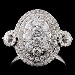 18K White Gold 1.26ct Diamond Ring