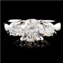 14K Gold 1.76ctw Diamond Ring