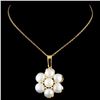 Image 2 : 14K Gold Pearl Pendant