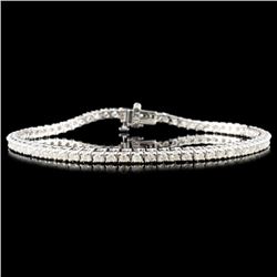 14K Gold 2.00ctw Diamond Bracelet