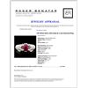 Image 4 : 14K White Gold 1.03ct Ruby & 1.12ct Diamond Ring