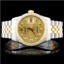 Rolex DateJust 1.00ct Diamond Watch