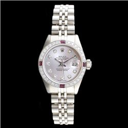 Rolex DateJust 1.00ct Diamond Ladies Watch