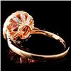 Image 3 : 14K Gold 1.28ct Spinel & 0.85ctw Diamond Ring