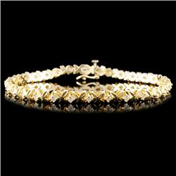 14K Gold 1.00ctw Diamond Bracelet