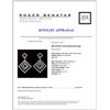 Image 3 : 18K Two Tone 3.55ct Diamond Earrings