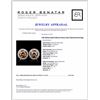 Image 3 : 14K White Gold 0.92ctw Fancy Color Diamond Earring