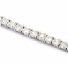 Image 3 : ^18k White Gold 12.00ct Diamond Tennis Bracelet