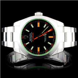 Rolex Milgauss 40MM Stainless Steel Wristwatch