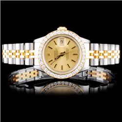 Rolex DateJust Ladies 1.00ct Diamond Wristwatch