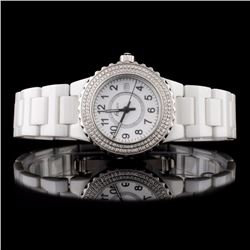 Polanti Ceramic Diamond Wristwatch