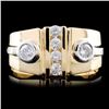 Image 1 : 14K Gold 0.50ctw Diamond Ring