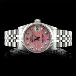 Rolex SS DateJust Mid-Size Wristwatch