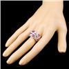 Image 3 : 14K Gold 1.97ct Ruby & 0.76ctw Diamond Ring