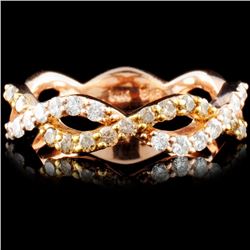 14K Gold 0.50ctw Fancy Color Diamond Ring