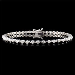 18K Gold 2.00ctw Diamond Bracelet