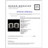 Image 3 : 14K White Gold 1.47ctw Fancy Color Diamond Earring