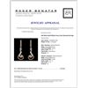 Image 3 : 14K White Gold 0.89ctw Fancy Color Diamond Earring