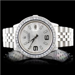 Rolex DateJust 3.50ct Diamond Gent's Wristwatch