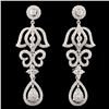 Image 1 : 14K Gold 1.77ctw Diamond Earrings