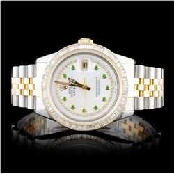 Rolex DateJust 3.00ct Diamond Wristwatch