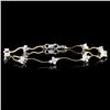 Image 1 : 14K TT Gold 0.50ctw Diamond Bracelet
