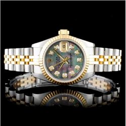 Rolex DateJust 18K & SS Ladies Wristwatch